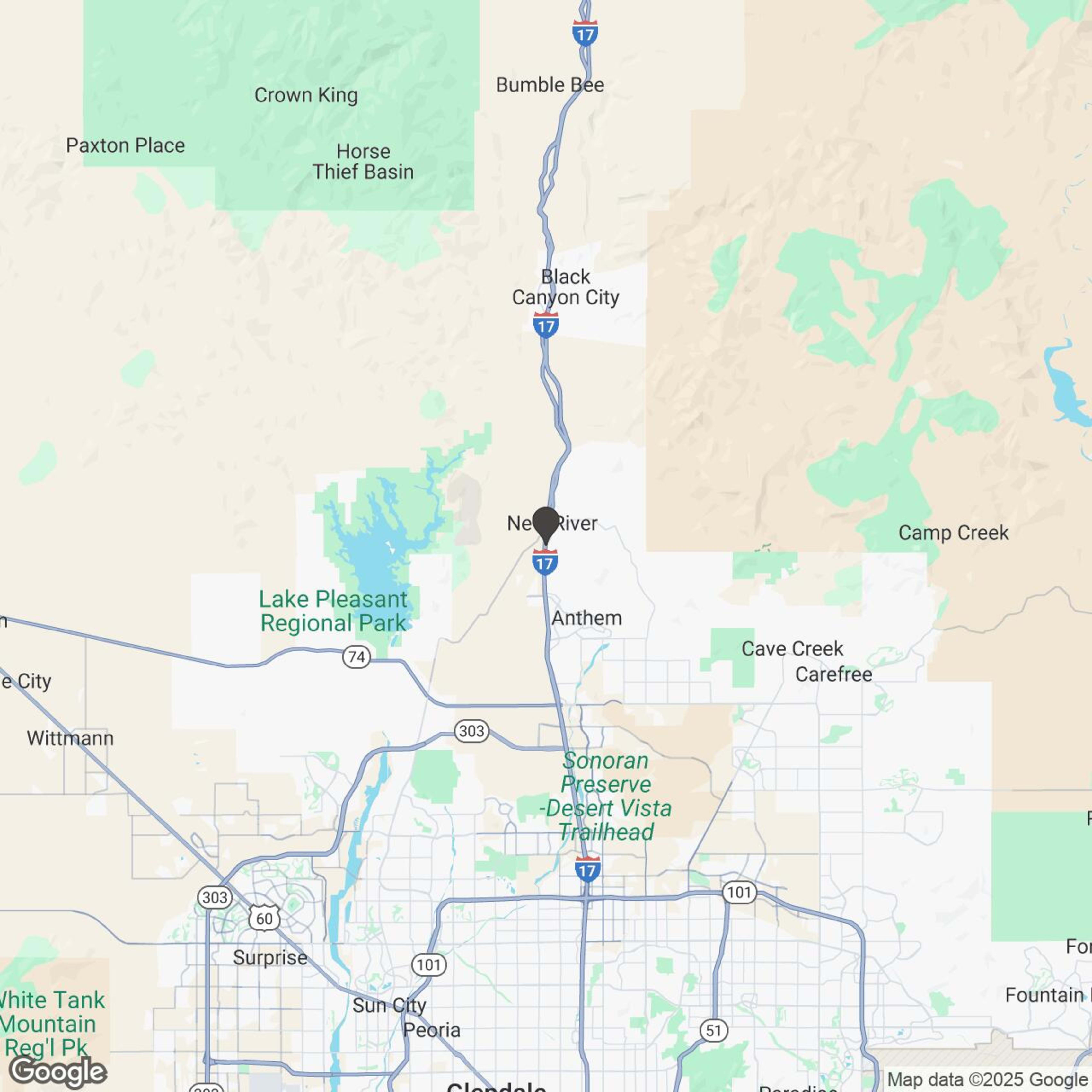 Map showing location of Hourly On Road Slingshot Adventure