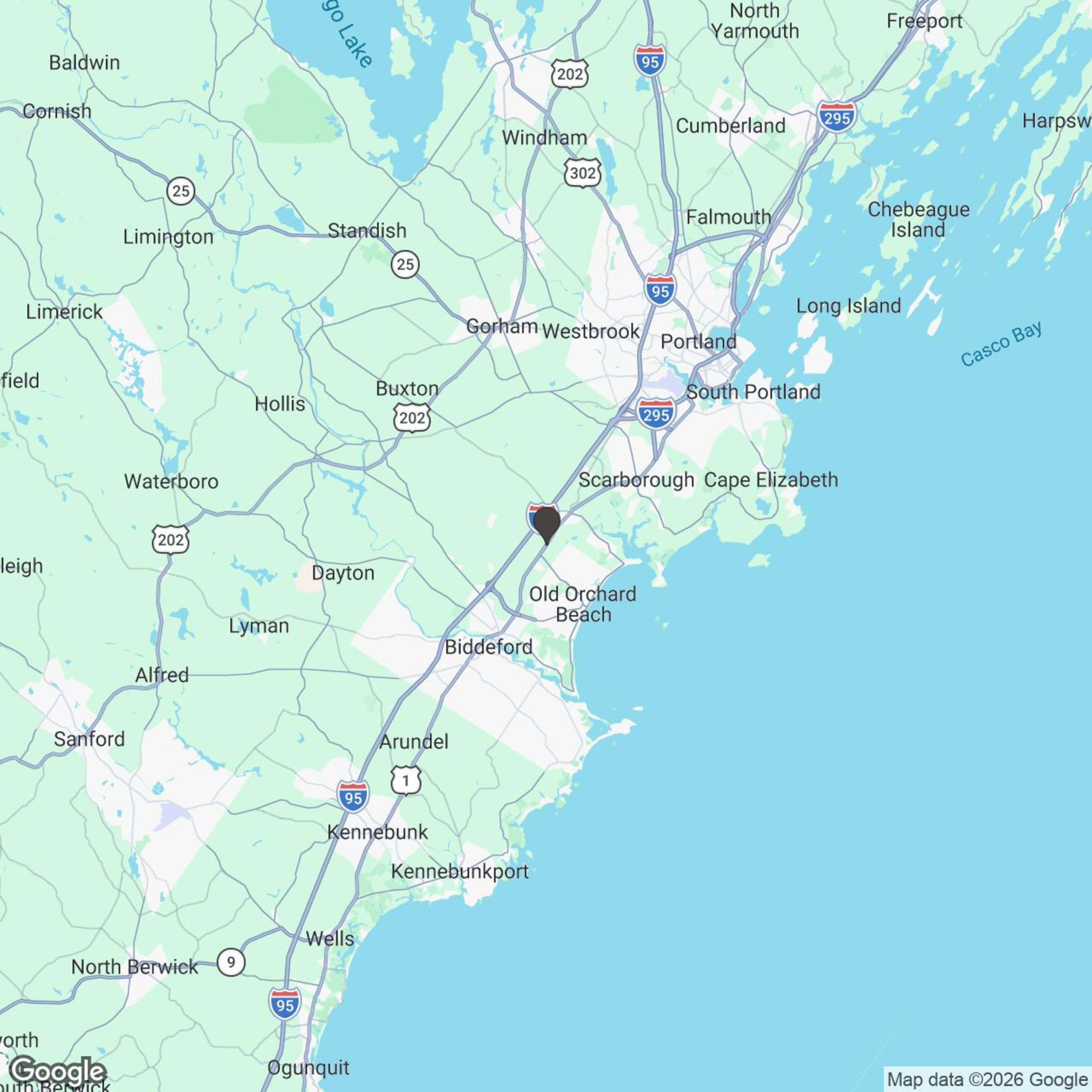 Map showing location of All Day Special 