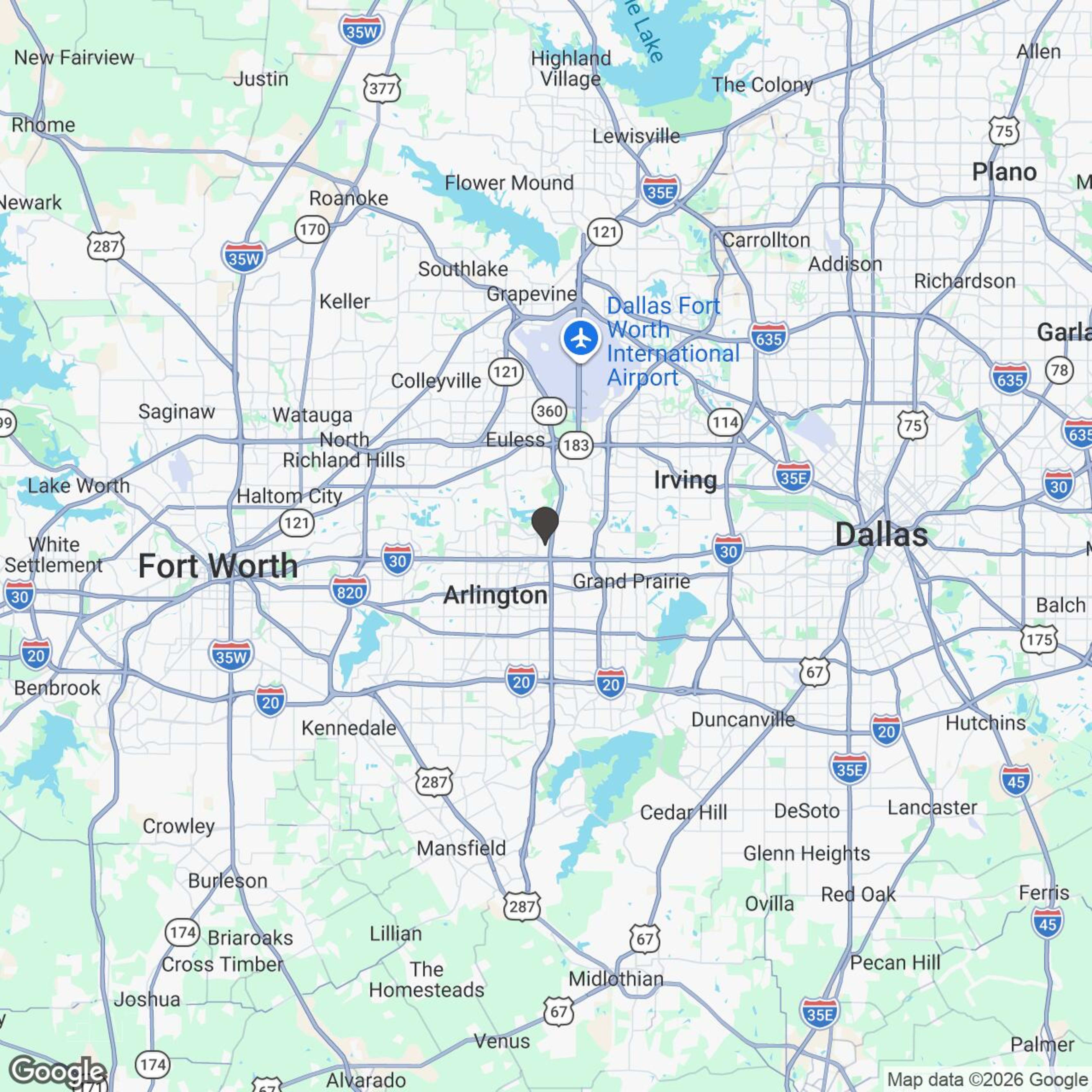 Map showing location of Friday Night Date Ride