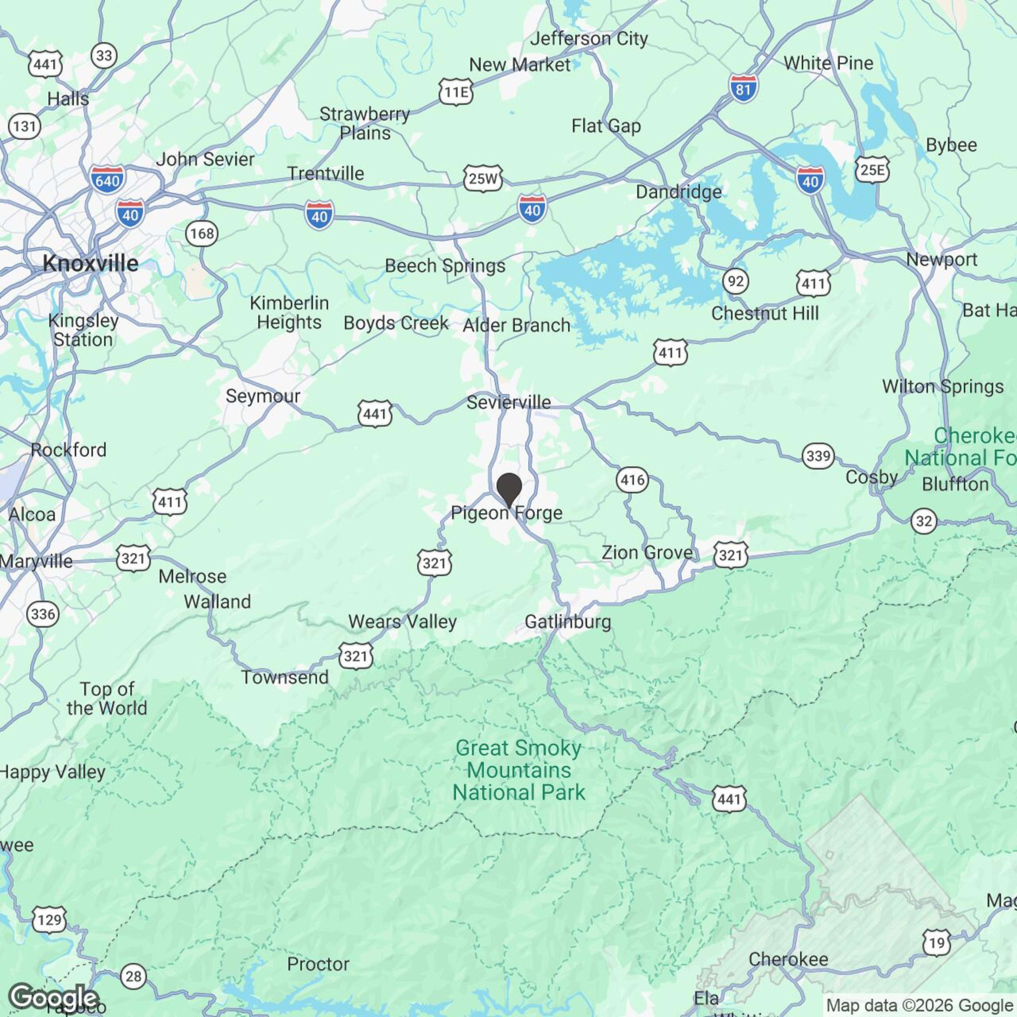 Map showing location of E-scooter Adventure