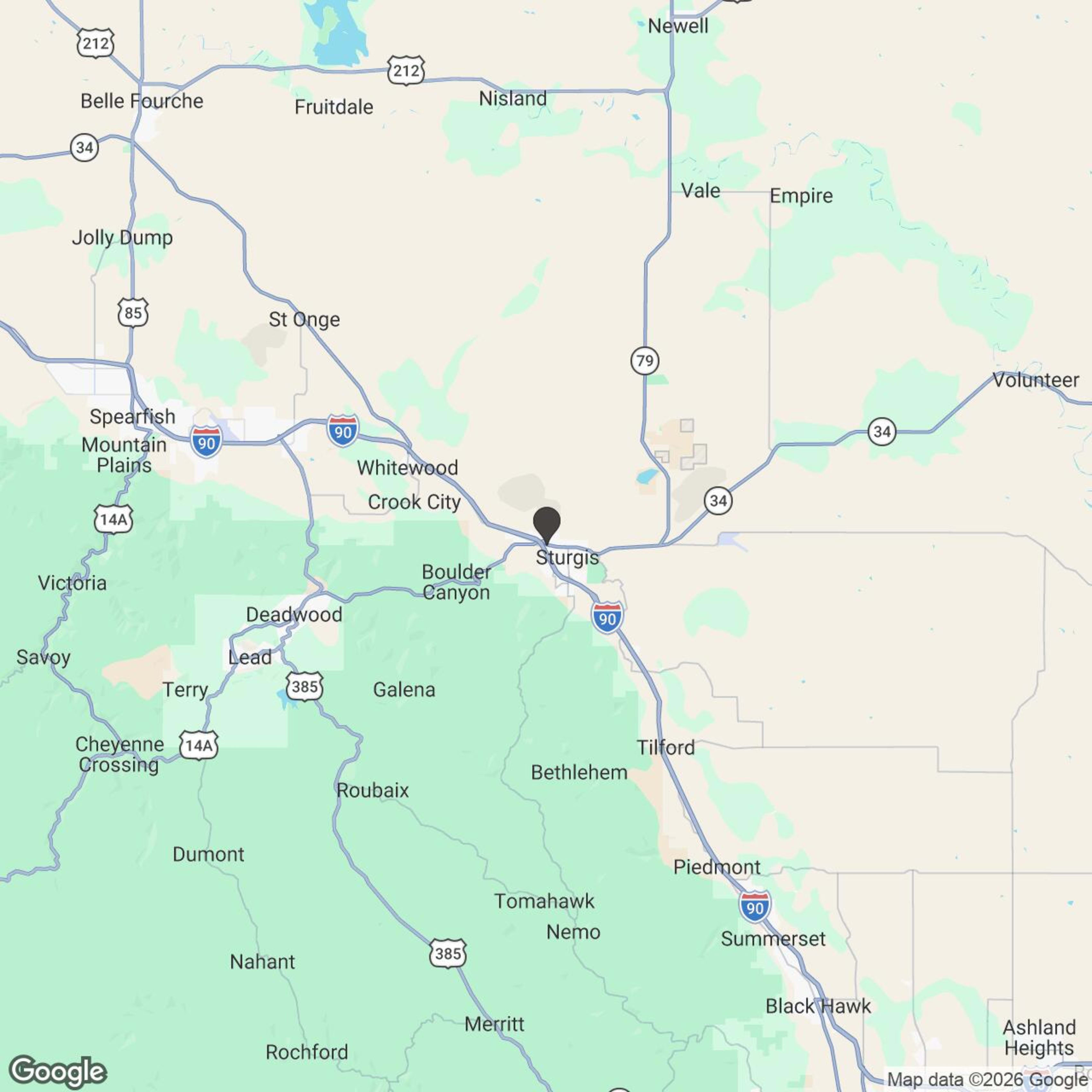 Map showing location of Indian Motorcycle Rentals