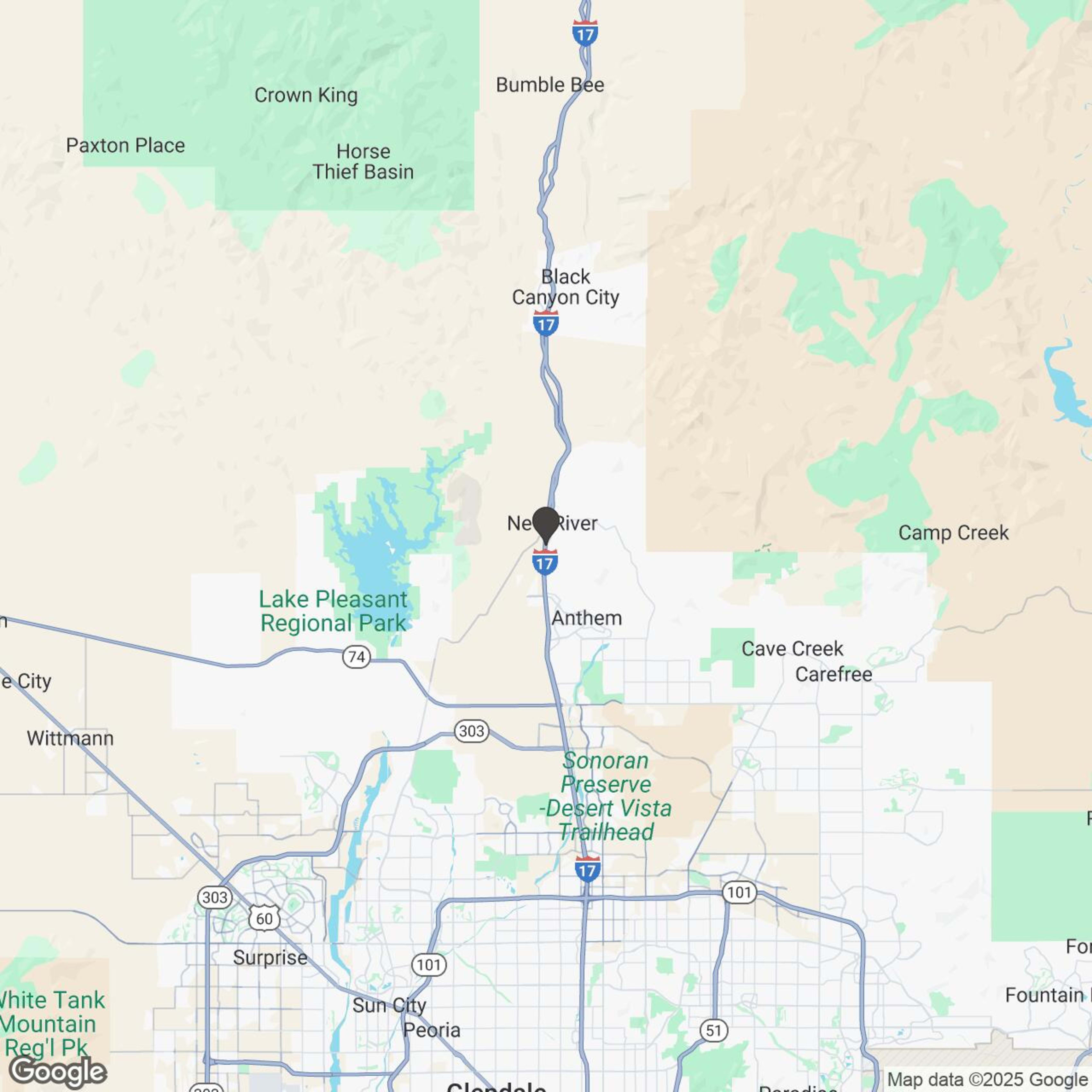 Map showing location of On Road Slingshot Adventure