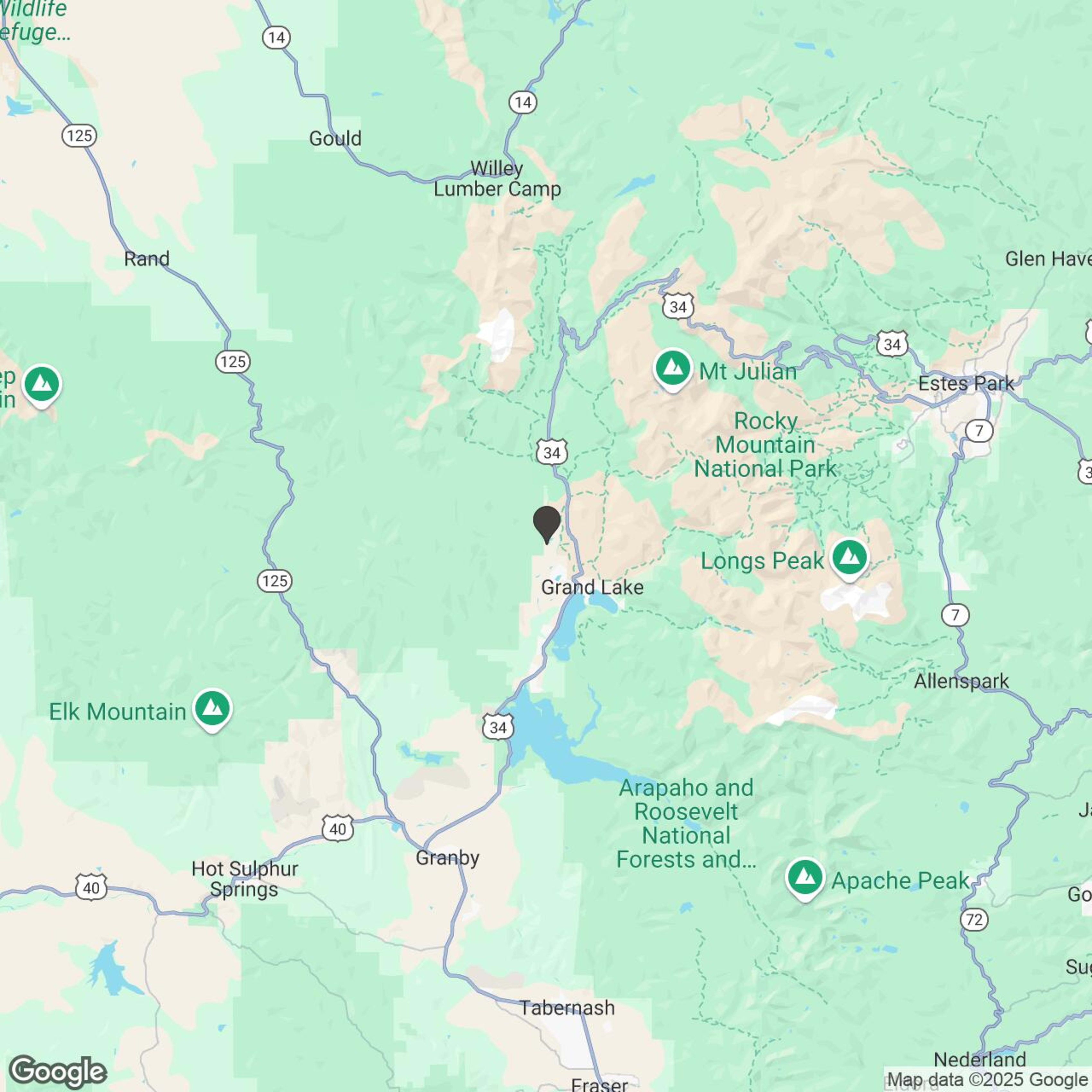 Map showing location of Stillwater Pass Off Road Adventure