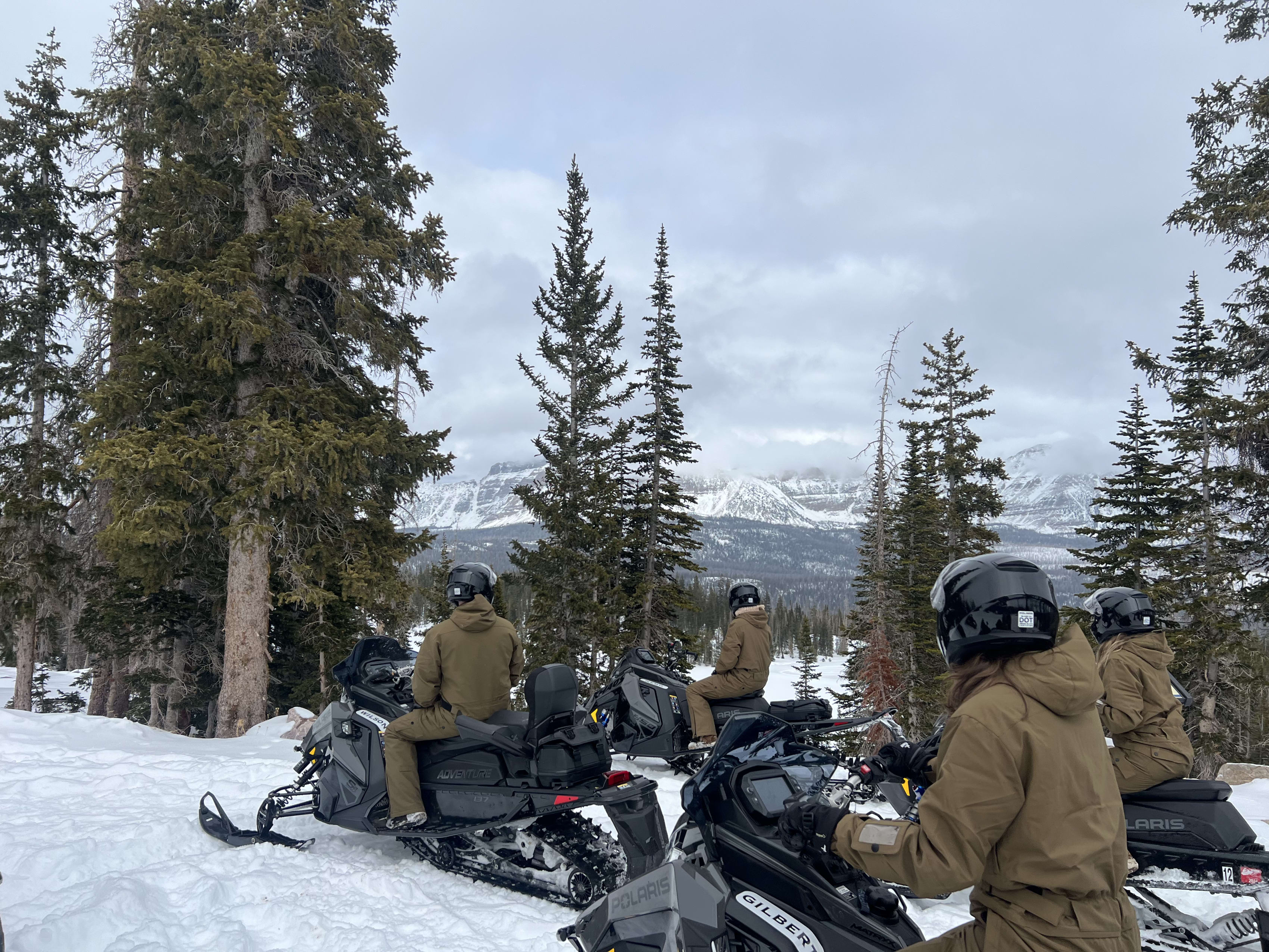 Polaris Snowmobile Ride at Uinta Adventures in Kamas, Utah