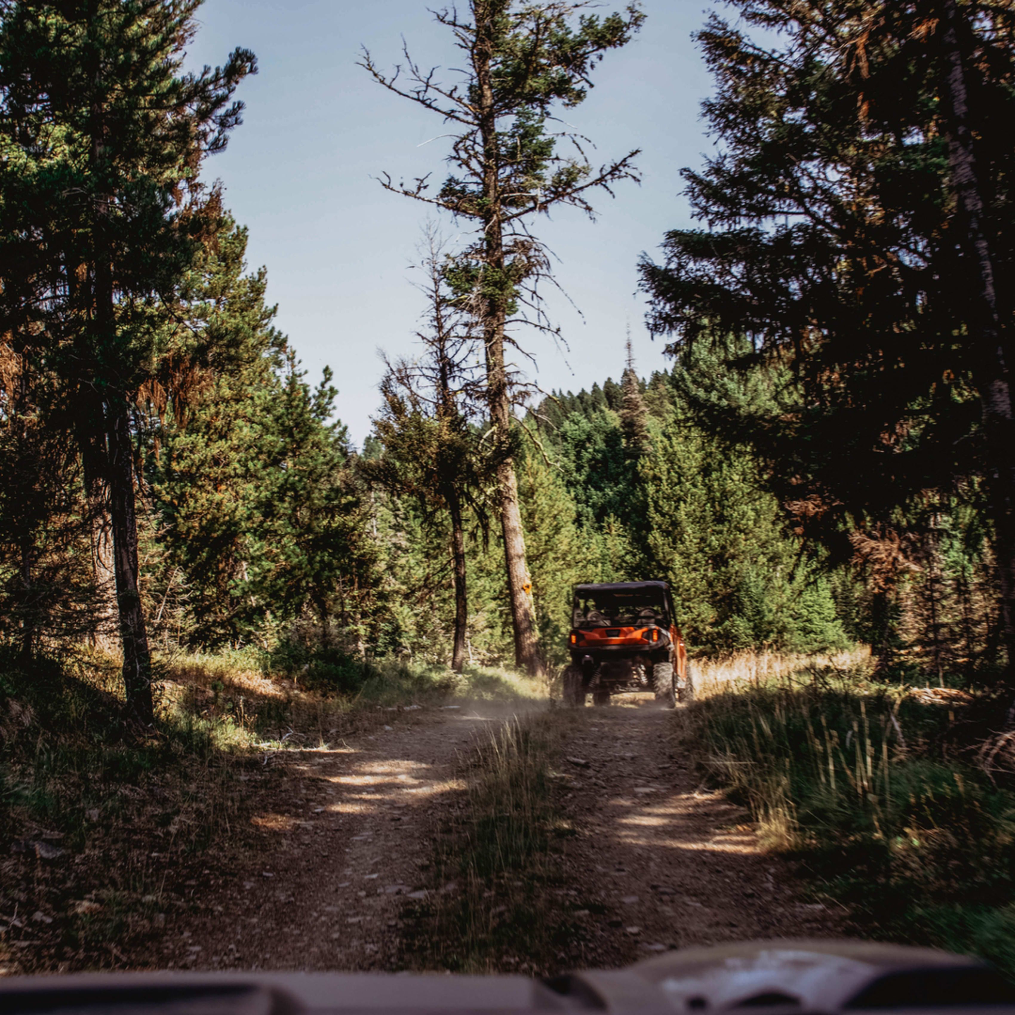 Polaris General on off-road trail