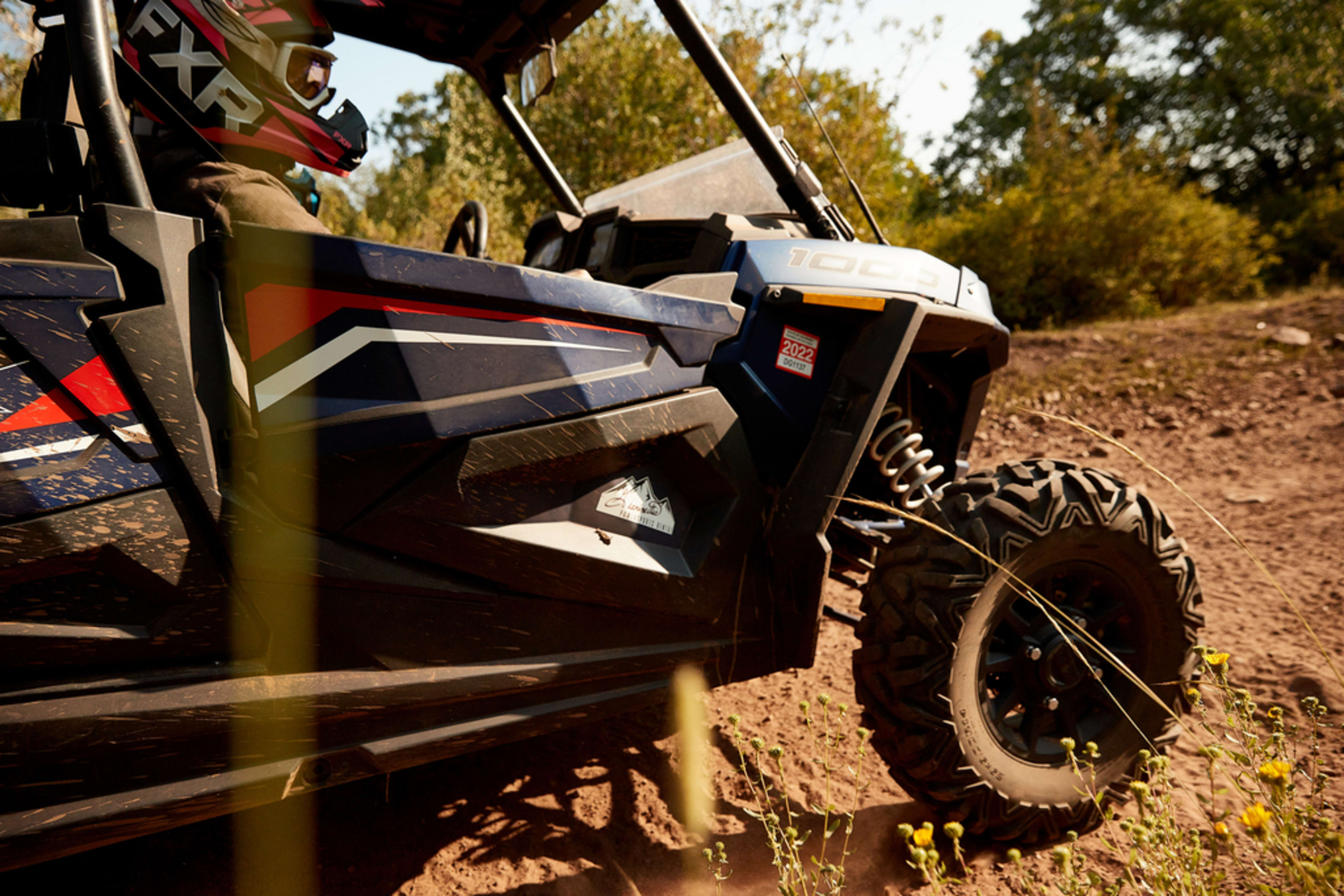 Passenger in Polaris RZR