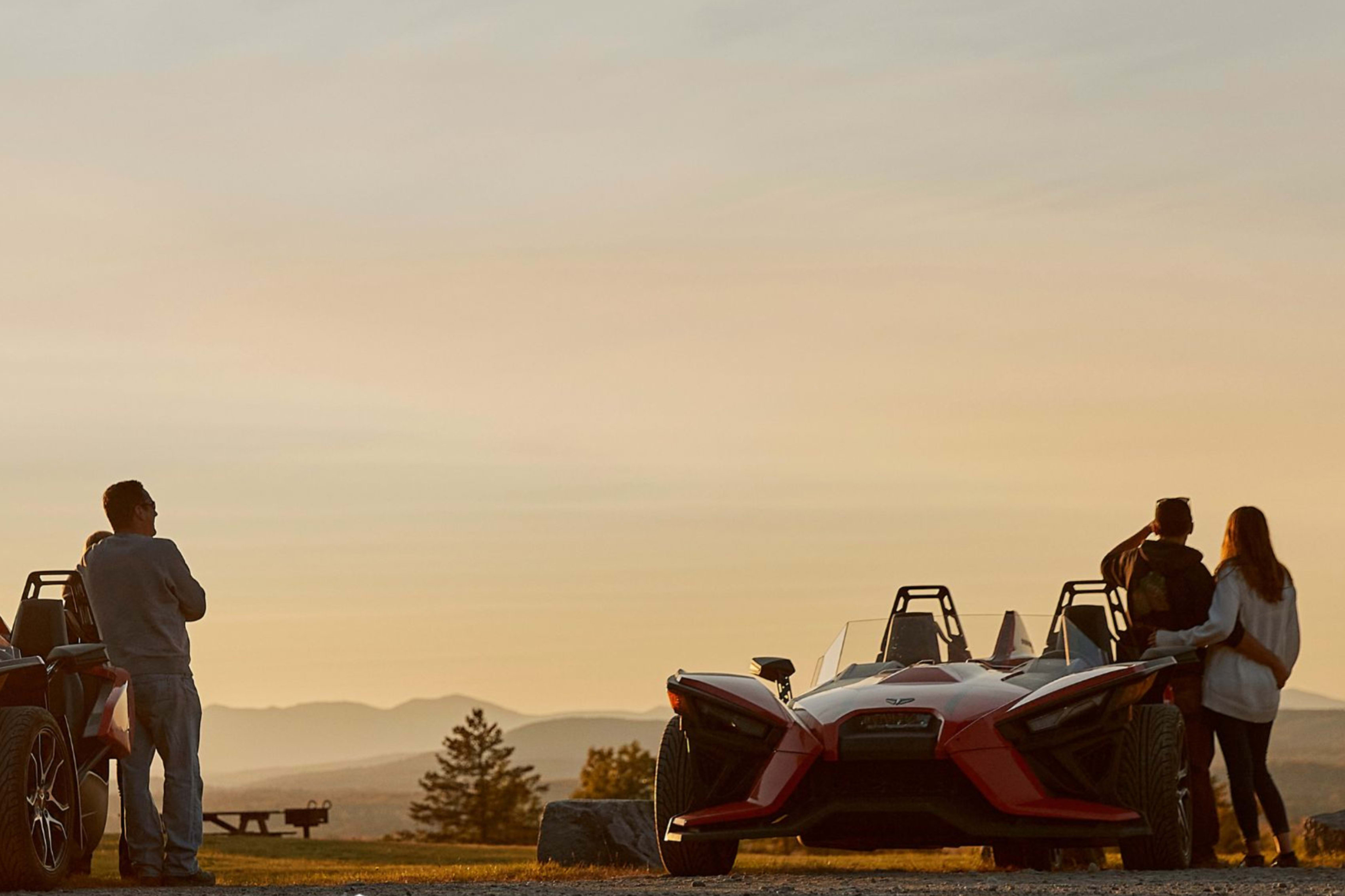Polaris Slingshot rental from Adrenaline Driven Adventure Company