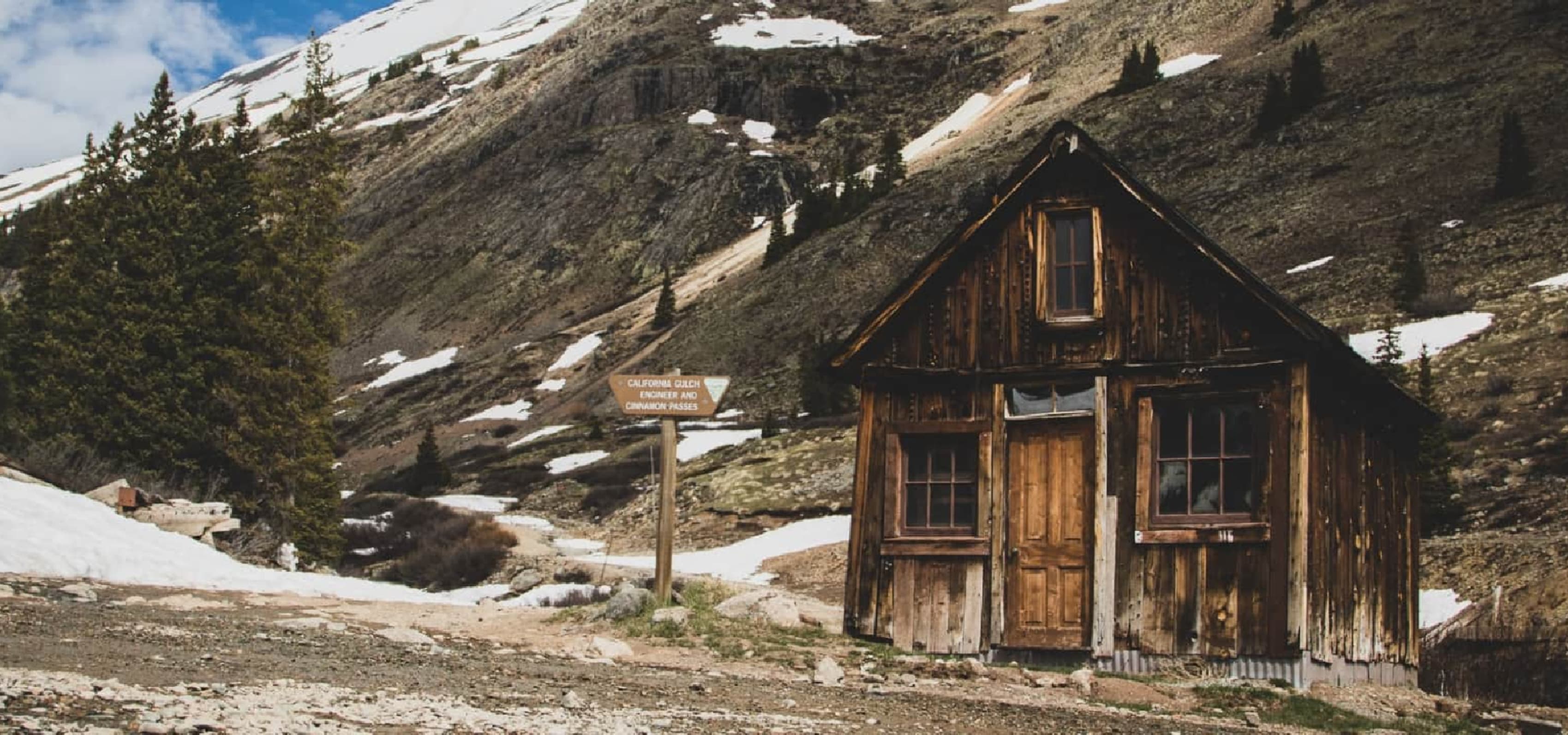 Abandoned building in Animas Forks