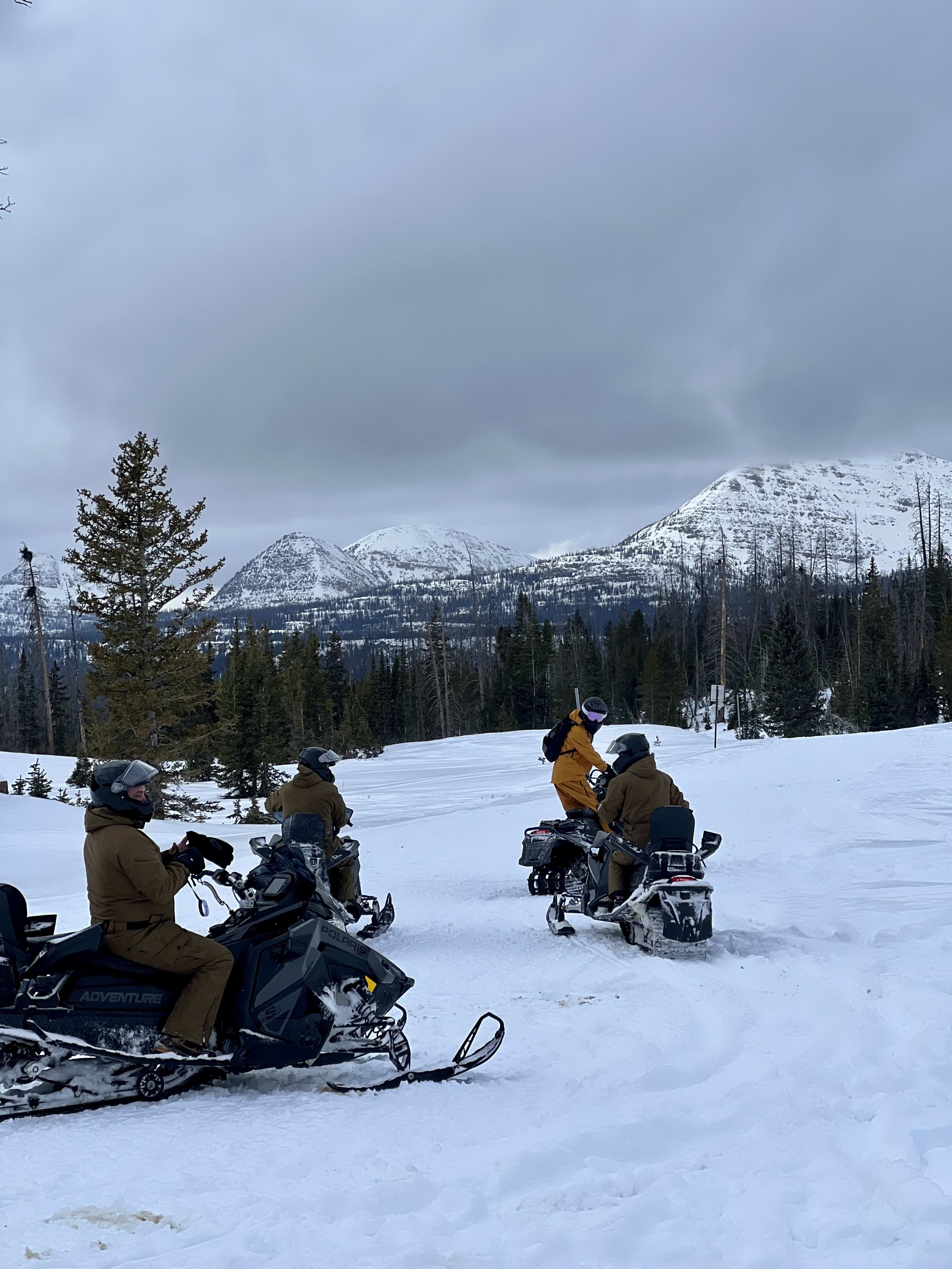Polaris Snowmobile Ride at Uinta Adventures in Kamas, Utah